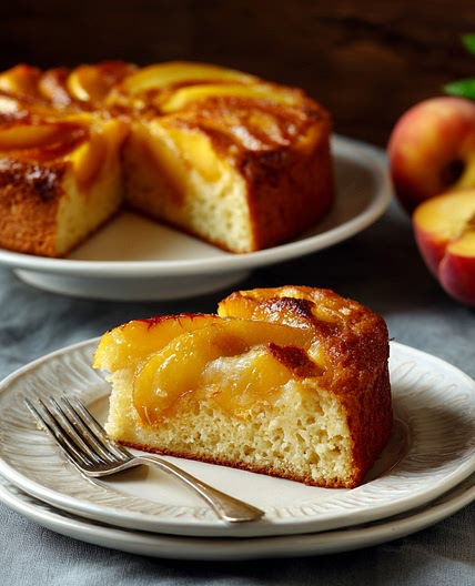 Peach Ricotta Cake