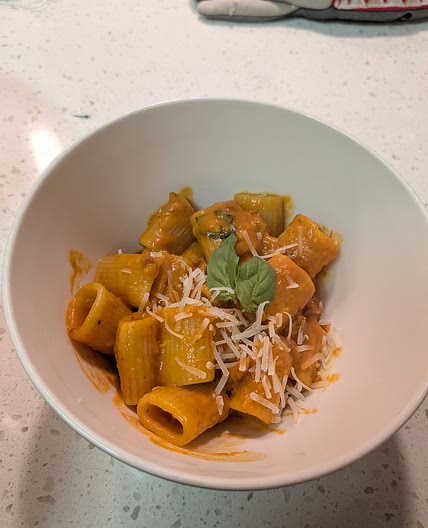 Sausage and Vodka Sauce Pasta