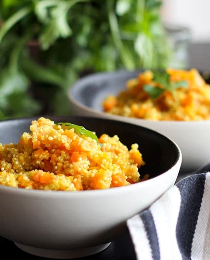 Quinoasotto aux carottes et aux épices au Thermomix