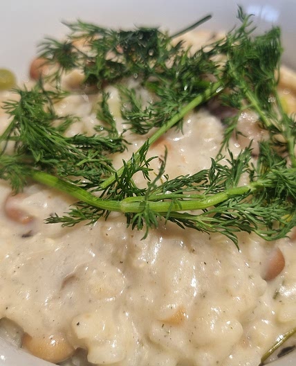 Shiitake and Bean Risotto