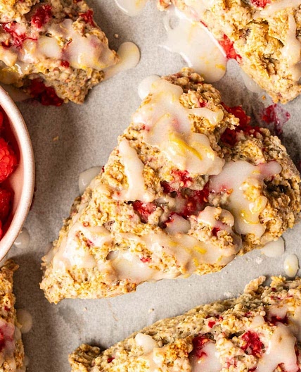 Raspberry Lemon Scones