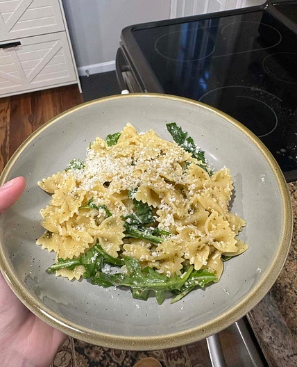 Lemon Arugula Pasta Salad