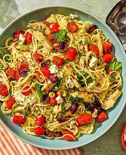 Mediterranean Olive Oil Pasta