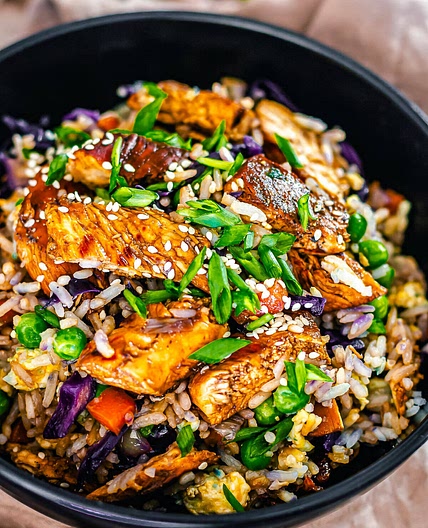 Teriyaki Chicken Fried Rice Recipe