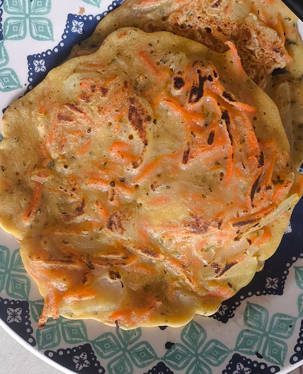 Panqueca de vegetais