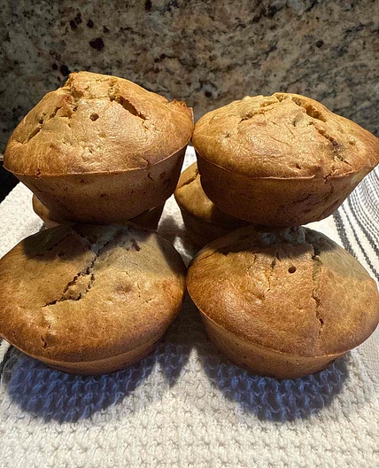 Healthy Banana, Date & Buckwheat Muffins