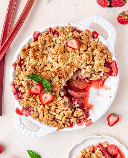 Strawberry Rhubarb Crisp