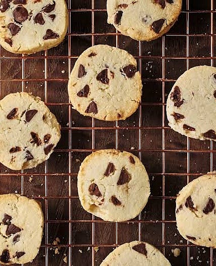 Easy healthy rice flour chocolate chip cookies