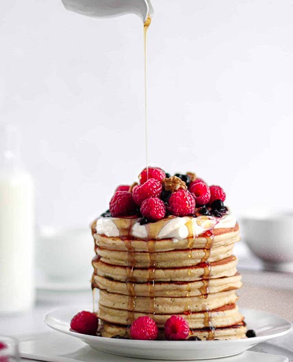 Vegan protein pancakes