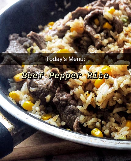 Beef Pepper Rice
