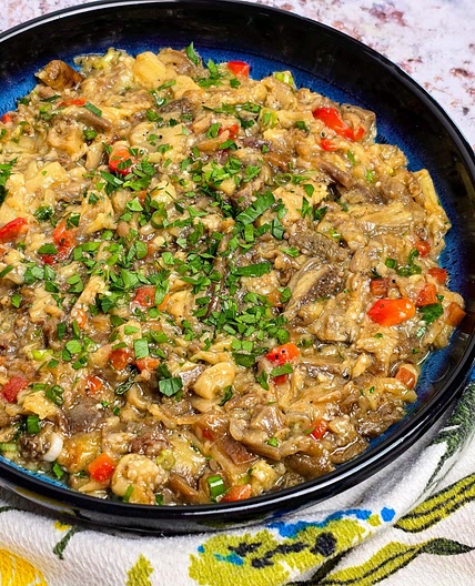 Mediterranean Eggplant Salad
