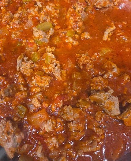 High-Volume Turkey Bolognese with "Hybrid" Pasta