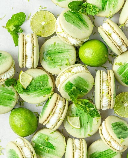 Mojito Macarons