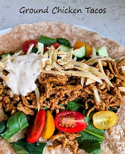Ground Chicken Tacos