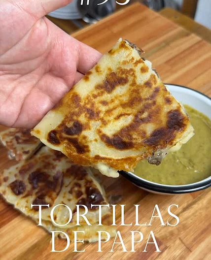 Tortillas mexicanas de papas