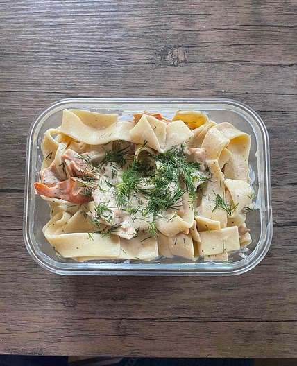 Chicken of the woods stroganoff