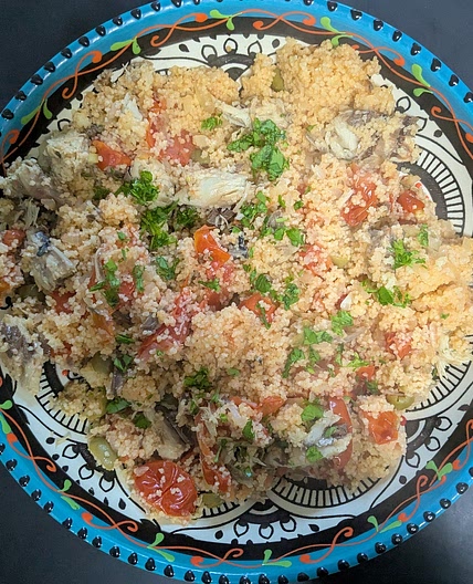 COUSCOUS ALLO SGOMBRO E POMODORINI