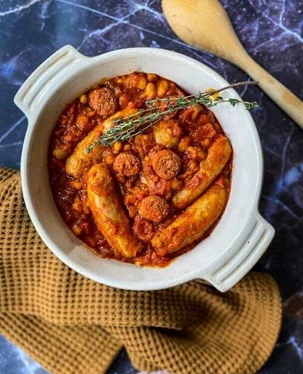 Sausage And Chorizo Casserole