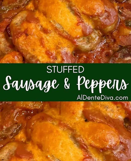 Stuffed Sausage and Peppers Recipe