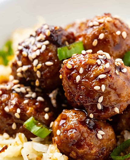Asian Turkey Meatballs