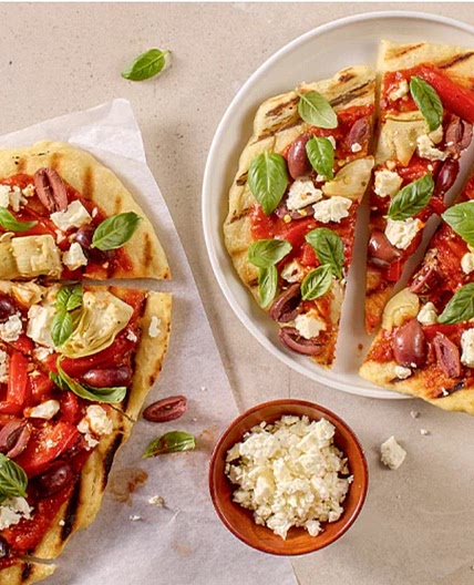Mediterranean Grilled Flatbreads Recipe
