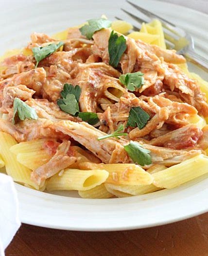 Slow Cooker Creamy Tomato Chicken
