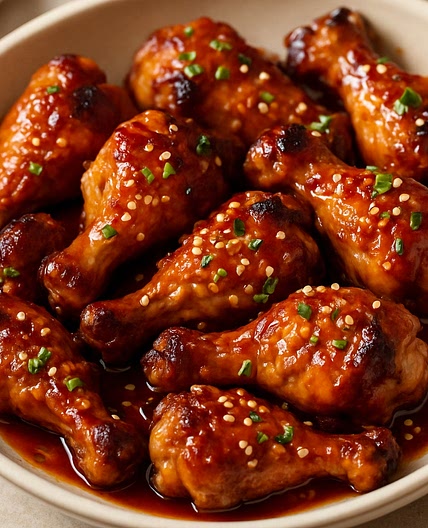 Honey-Garlic Glazed Chicken Drumettes