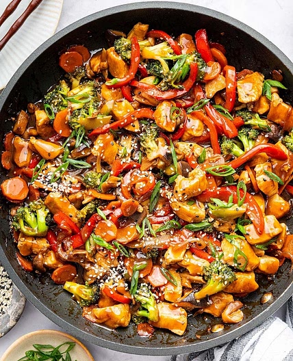 Chicken Stir Fry (10-Minute Meal)