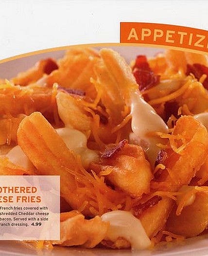 Denny's Smothered Cheese Fries