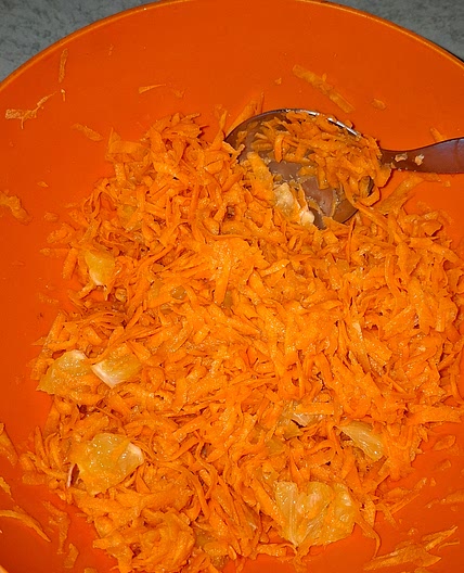 Easy carrot salad.