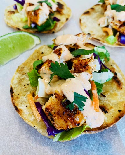 Blackstone Mahi Mahi Tacos