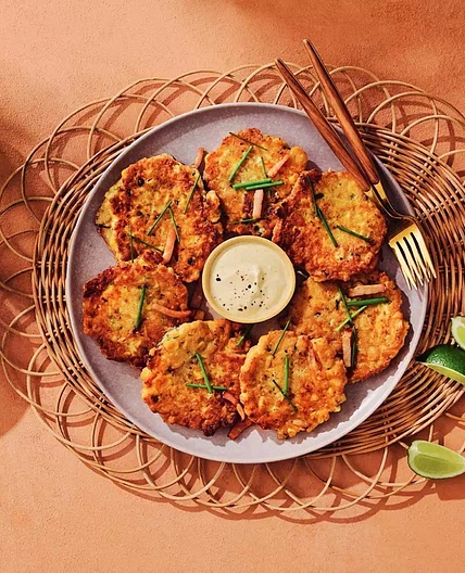 Ham & Corn Fritters