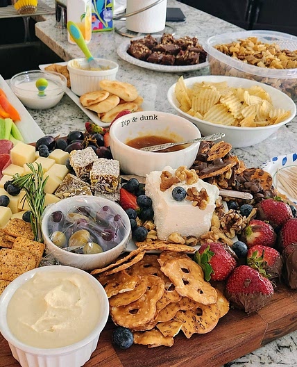 Charcuterie Board for Game Night