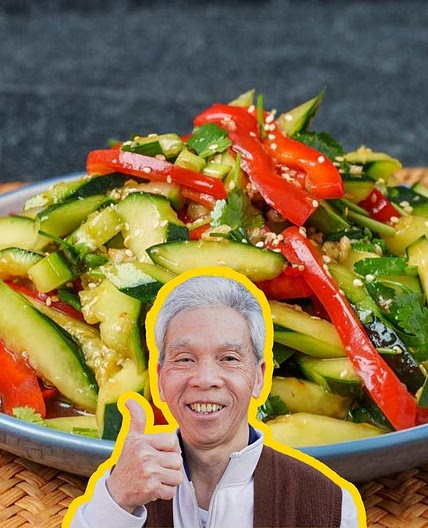 Dad's Smashed Cucumber Salad: The Chinese Restaurant Way