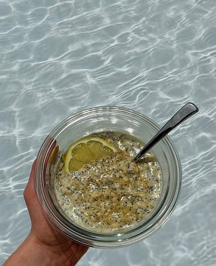 Lemon Poppyseed Oatmeal