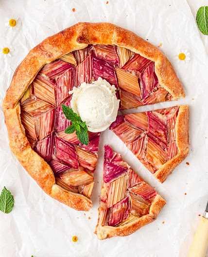 Rhubarb Galette