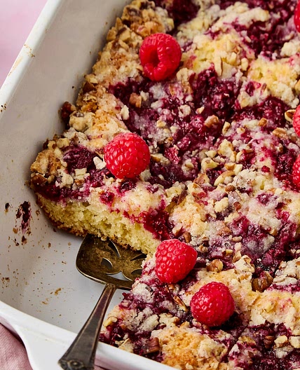 Easy Raspberry Coffee Cake