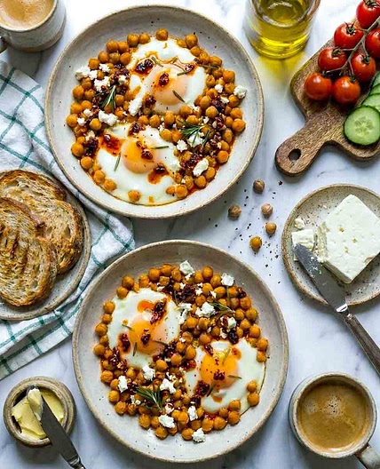 Chickpea Fried Eggs