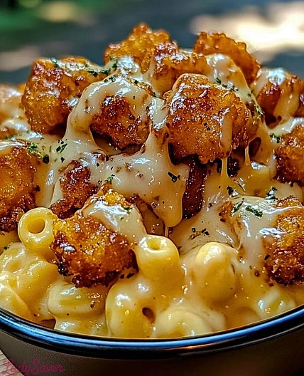 Creamy Honey Pepper Chicken Mac and Cheese Delight
