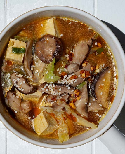 Easy Tofu Mushroom Soup (High-Protein, Freezer-Friendly)