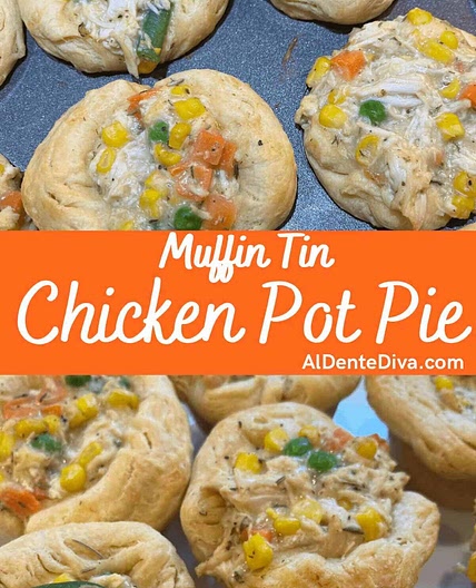 Muffin Tin Chicken Pot Pie Recipe