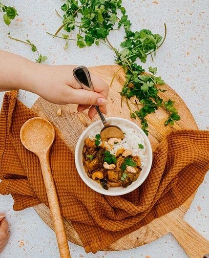 Vegan Mushroom Korma