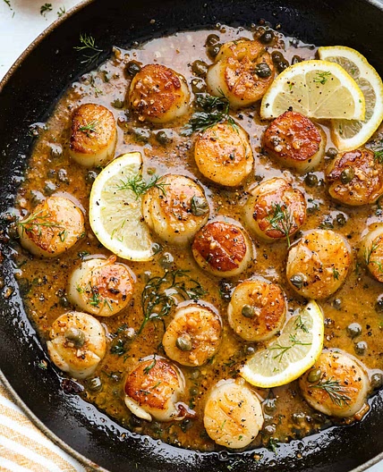 Pan Seared Scallops