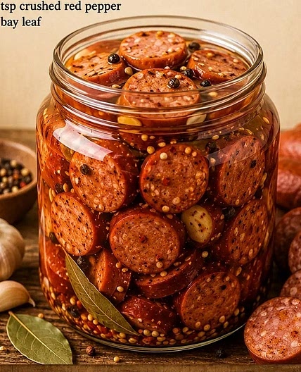 Cajun Pickled Sausage Bombs