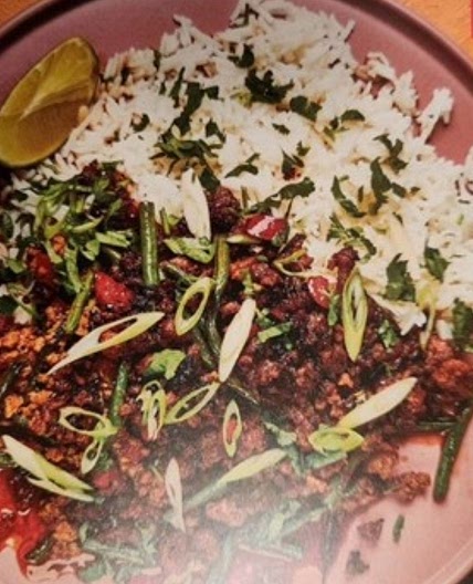 Sticky Sweet Chilli Pork with Rice (gousto)