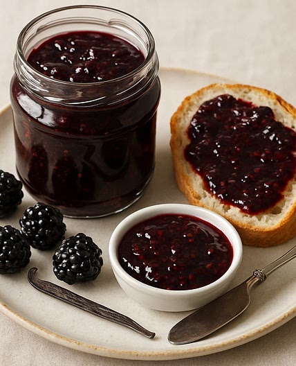 French-Style Blackberry Vanilla Jam