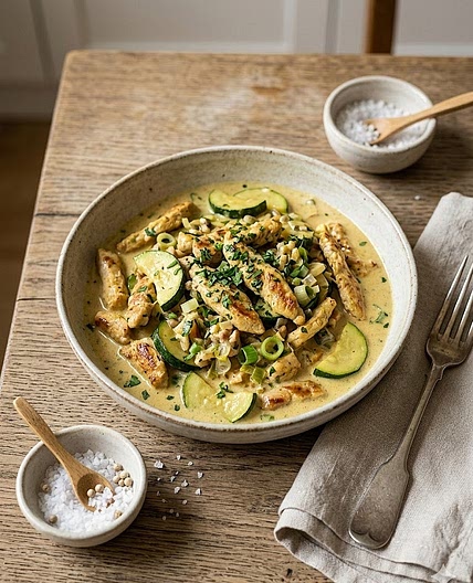 Geschnetzeltes mit Zuccini