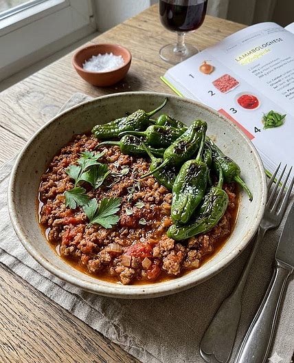 Bolognese mit Bratpaprika