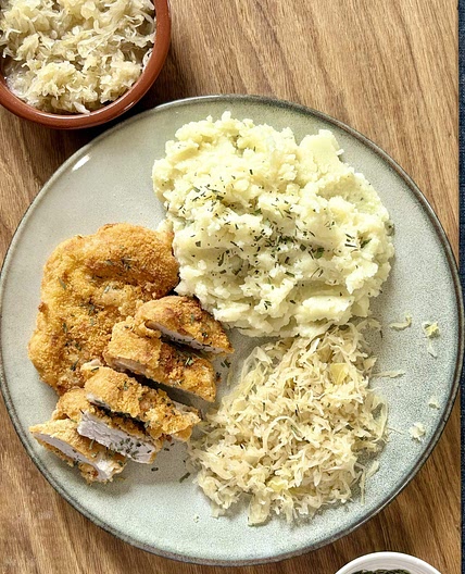 Air Fryer Pork Schnitzel