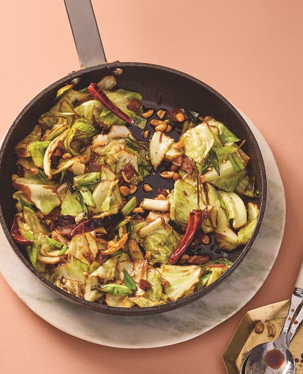 Hot and Sour Cabbage Stir-Fry